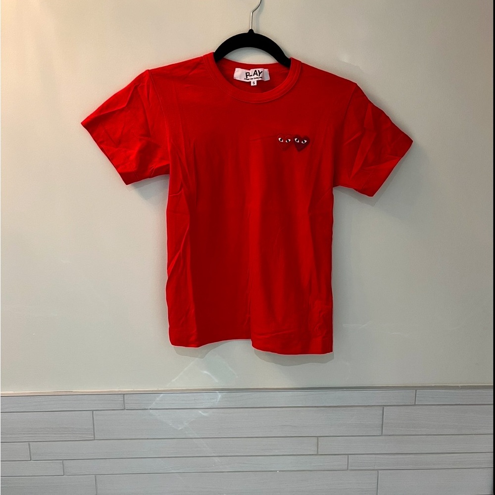 Comme Des Garçons embroidered heart t-shirt